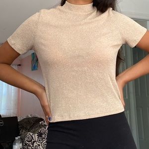 Short sleeve tan shirt